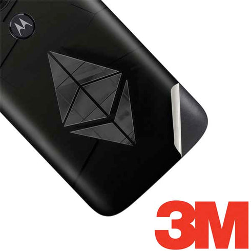Ethereum Textured Logo Moto E5 Play Skin